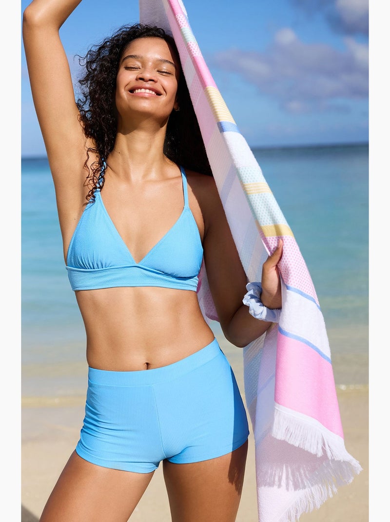 Haut de bikini bubble bralette penti Bleu ciel - Kiabi