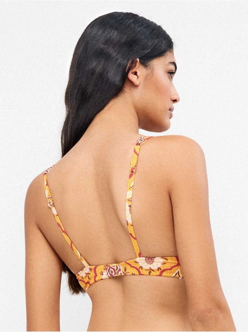 Haut de bikini capacité réversible Multicolore - Kiabi