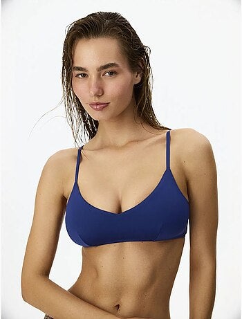 Haut de bikini col v devant penti