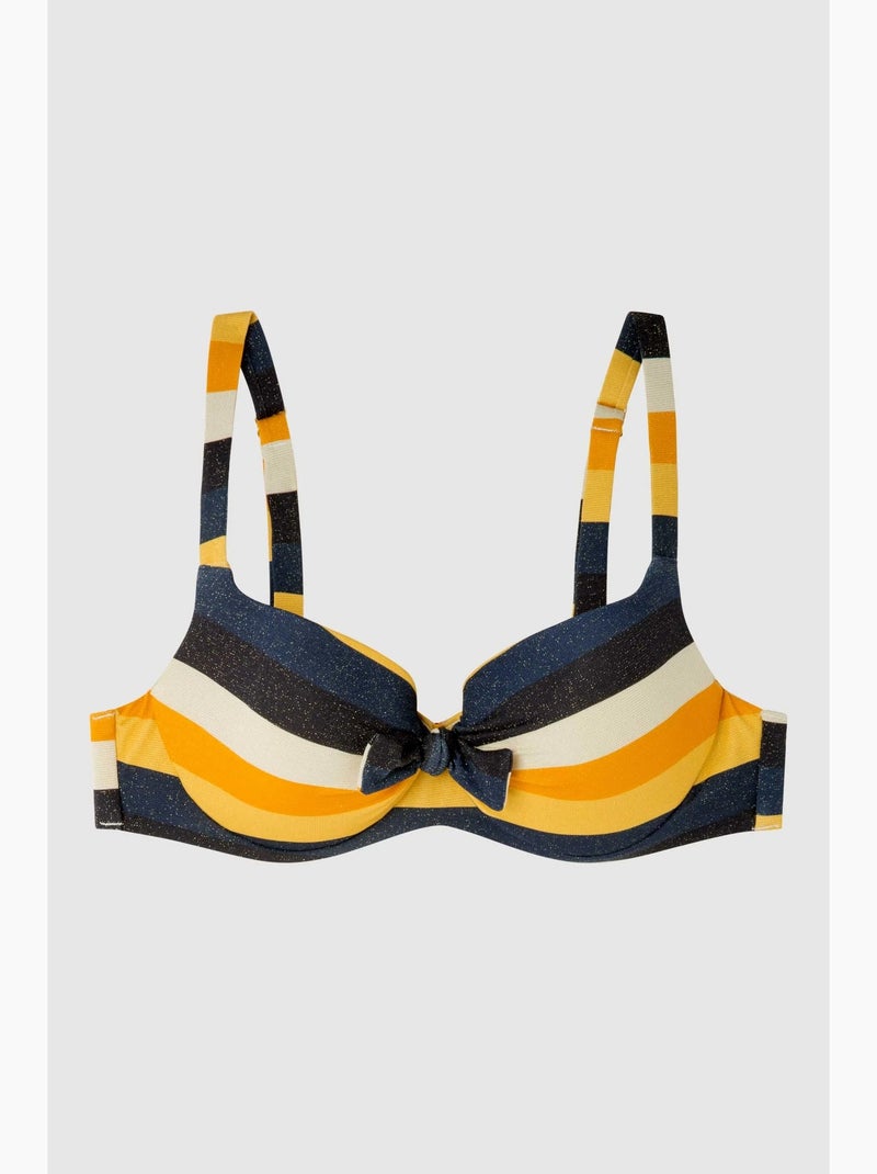 Haut de bikini de maintien bonnets b-c-d Multicolore - Kiabi