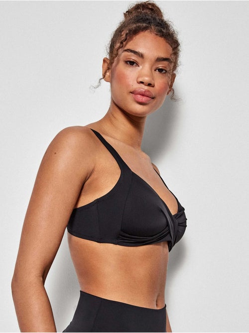 Haut de bikini de maintien bonnets c et d - Kiabi Haut de bikini de maintien bonnets c et d - Kiabi