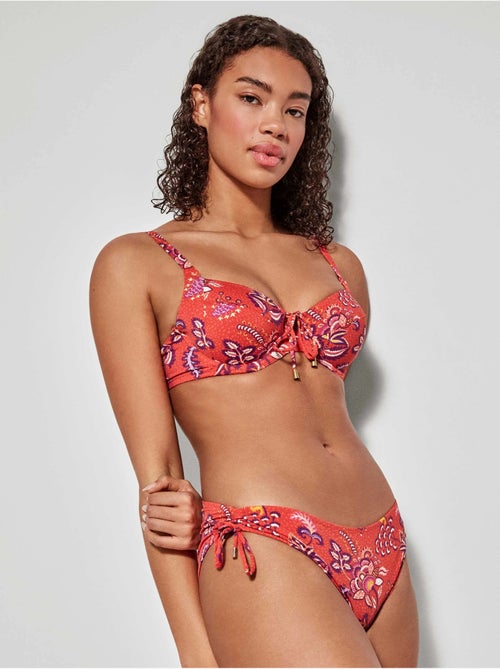 Haut de bikini de maintien sans coques bonnets c et d - Kiabi Haut de bikini de maintien sans coques bonnets c et d - Kiabi