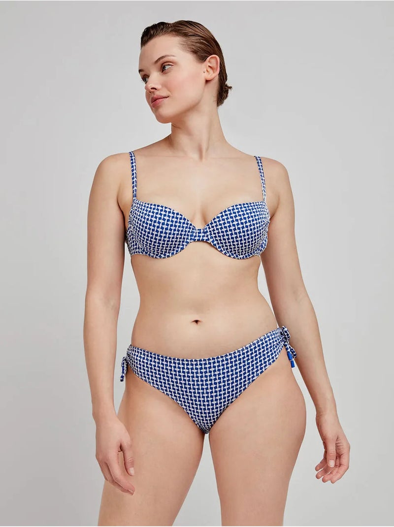 Haut de bikini en tissu structuré Multicolore - Kiabi