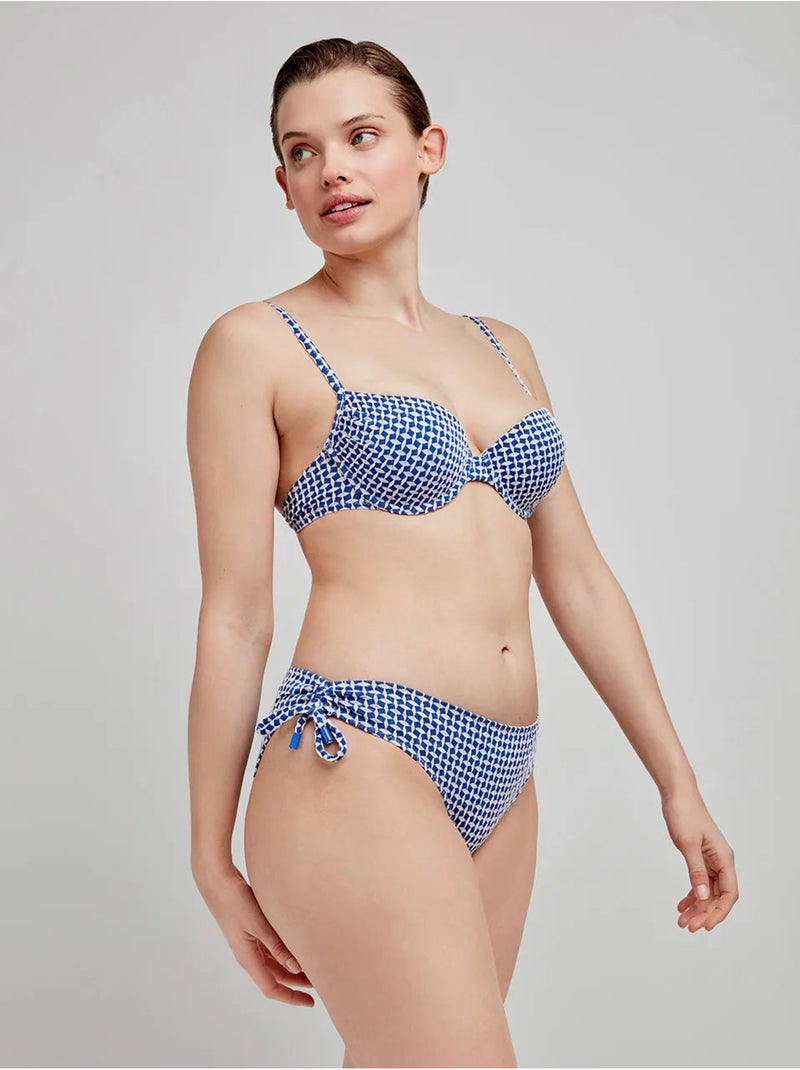 Haut de bikini en tissu structuré Multicolore - Kiabi