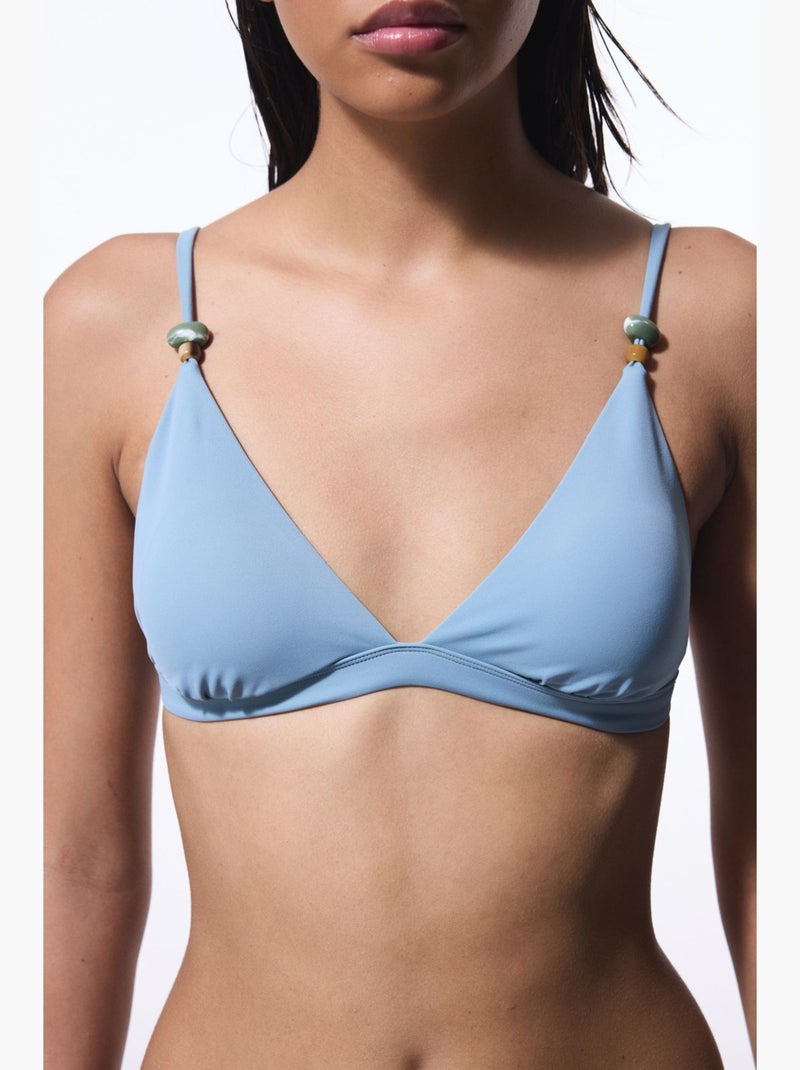 Haut de bikini femme penti Bleu ciel - Kiabi