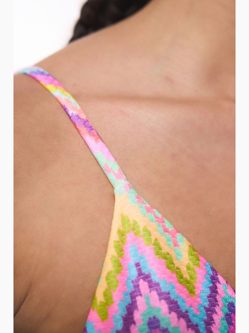 Haut de bikini femme penti Rose fluo - Kiabi