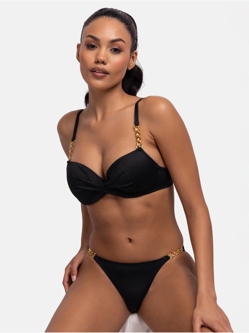 Haut de bikini filao Dorina Noir - Kiabi