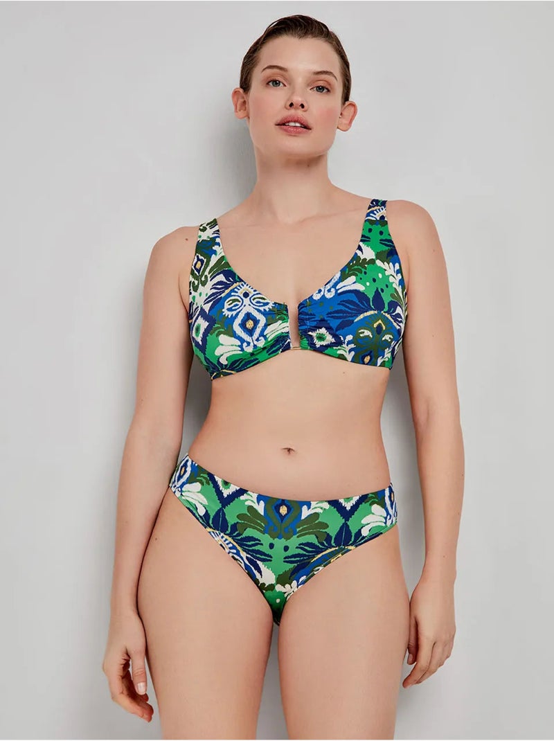 Haut de bikini grande taille avec mousse amovible Multicolore - Kiabi