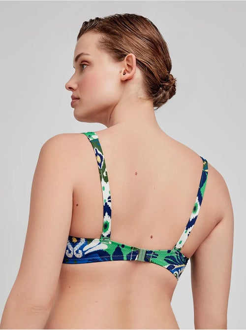 Haut de bikini grande taille avec mousse amovible - Kiabi