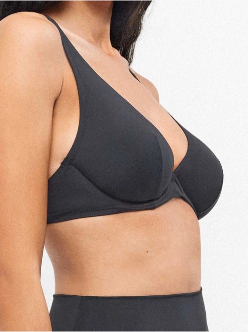Haut de bikini grande taille bonnets c et d - Kiabi