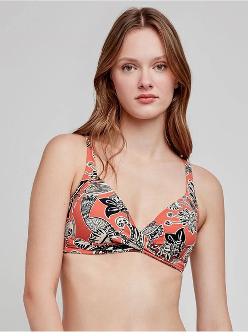 Haut de bikini grande taille en bonnets c et d - Kiabi Haut de bikini grande taille en bonnets c et d - Kiabi