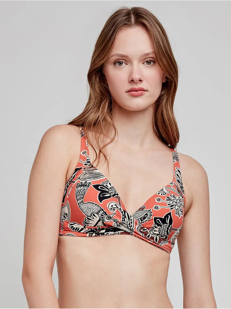 Haut de bikini grande taille en bonnets c et d Multicolore - Kiabi