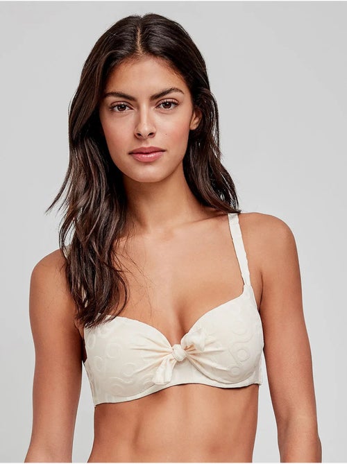 Haut de bikini grande taille imprimé géométrique - Kiabi Haut de bikini grande taille imprimé géométrique - Kiabi