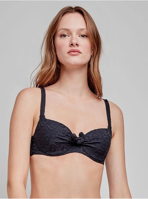 Haut de bikini grande taille imprimé géométrique - Kiabi Haut de bikini grande taille imprimé géométrique - Kiabi