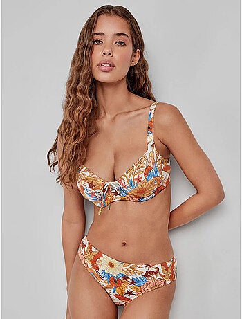 Haut de bikini grande taille sans mousse, bonnets c et d.