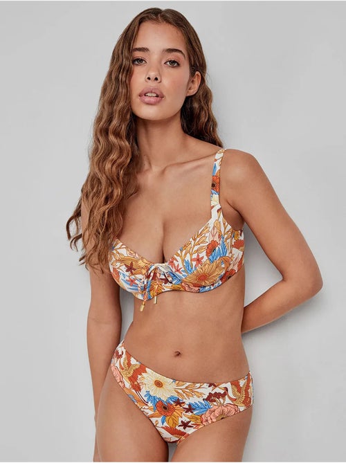 Haut de bikini grande taille sans mousse, bonnets c et d. - Kiabi Haut de bikini grande taille sans mousse, bonnets c et d. - Kiabi