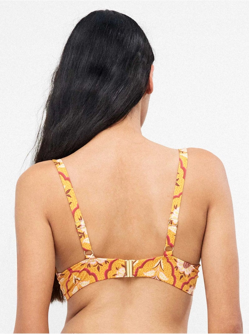 Haut de bikini grande taille sans mousse Multicolore - Kiabi