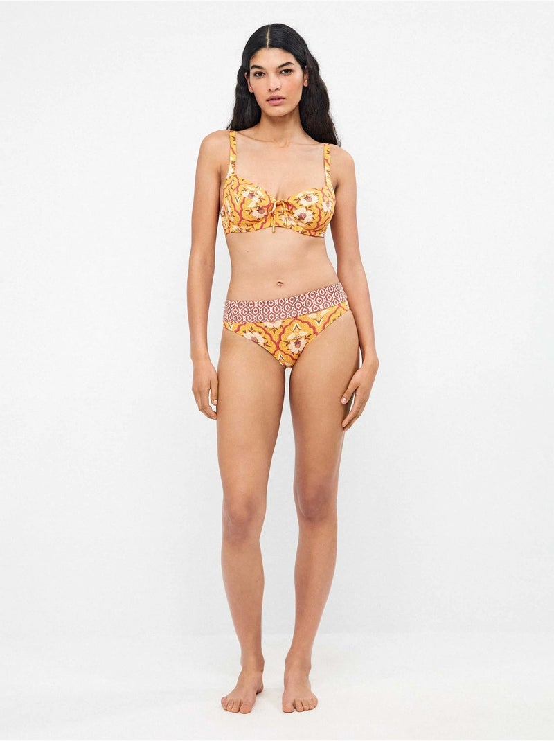 Haut de bikini grande taille sans mousse Multicolore - Kiabi