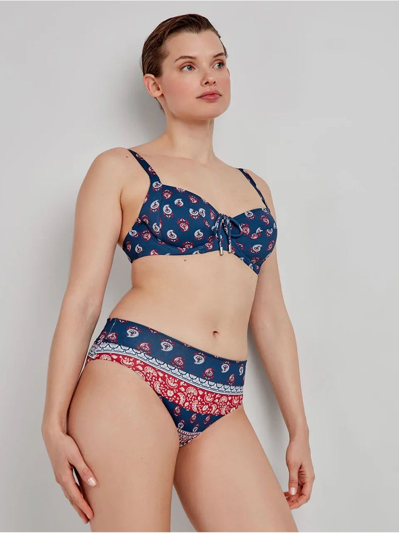 Haut de bikini grande taille sans mousse Multicolore - Kiabi