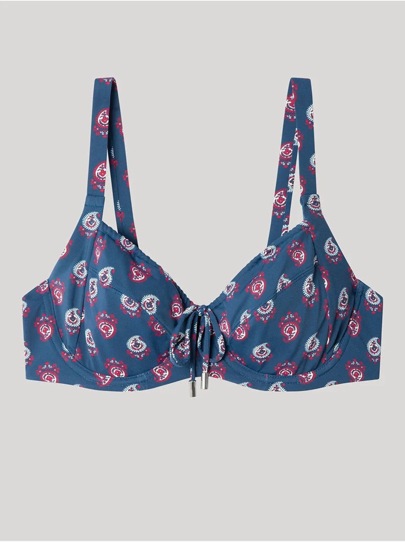 Haut de bikini grande taille sans mousse Multicolore - Kiabi