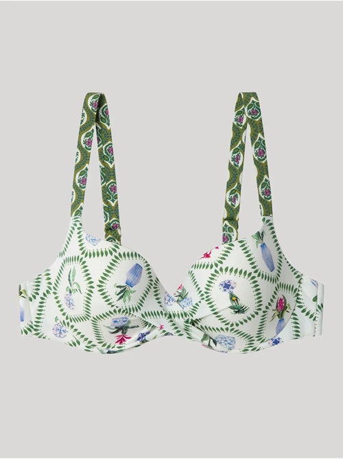 Haut de bikini imprimé avec capacité - Kiabi Haut de bikini imprimé avec capacité - Kiabi