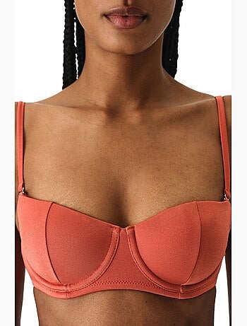 Haut de bikini minimal sans bretelles penti