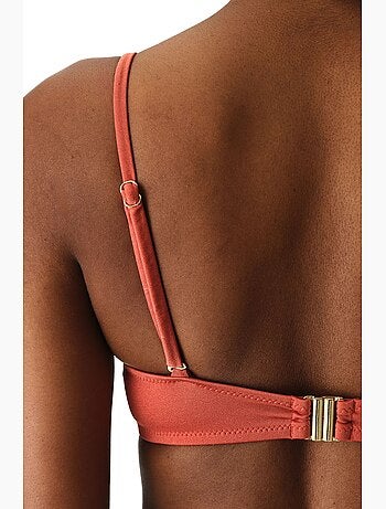 Haut de bikini minimal sans bretelles penti