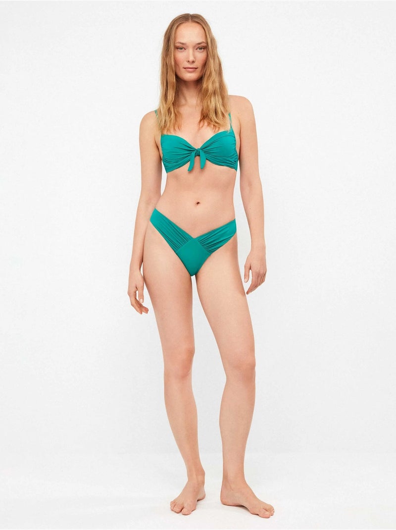 Haut de bikini push up avec armature Bleu Vert - Kiabi