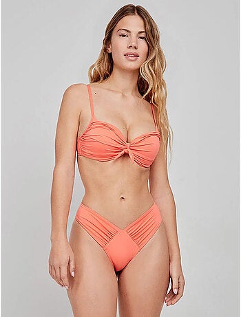 Haut de bikini push up avec armature