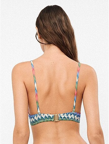 Haut de bikini push up avec armature