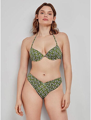Haut de bikini push up avec armature