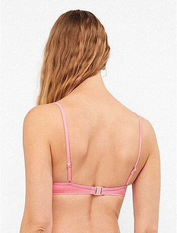 Haut de bikini push up avec armature