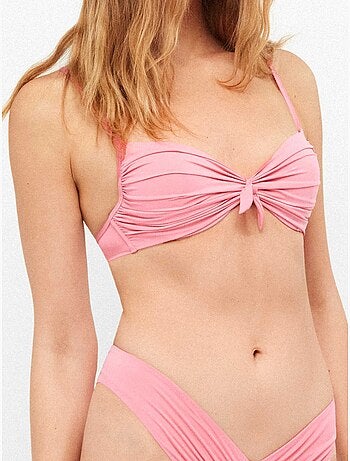Haut de bikini push up avec armature