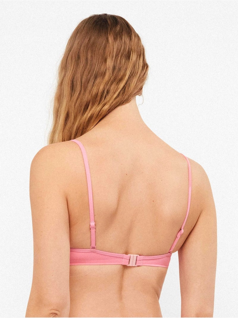 Haut de bikini push up avec armature Rose - Kiabi