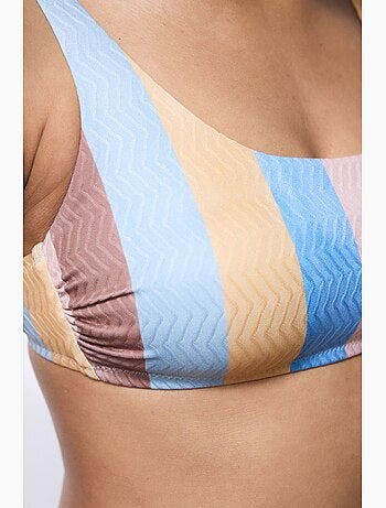 Haut de bikini rayé kiera penti