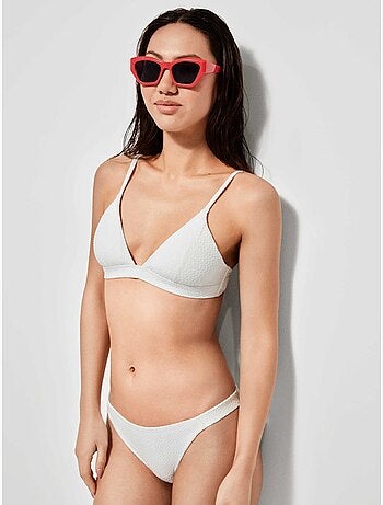 Haut de bikini sans armature et mousse amovible