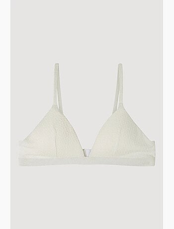 Haut de bikini sans armature et mousse amovible