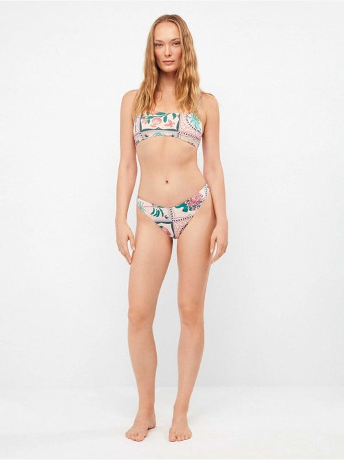 Haut de bikini sans armature imprimé mosaïque - Kiabi Haut de bikini sans armature imprimé mosaïque - Kiabi