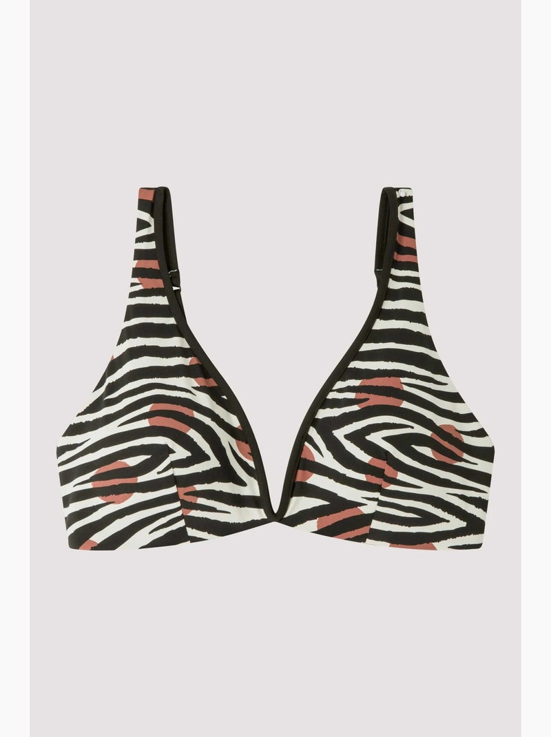 Haut de bikini sans armature Multicolore - Kiabi