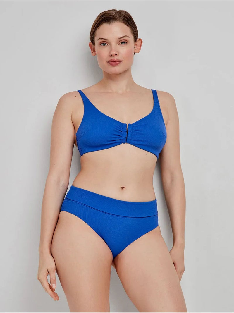 Haut de bikini sans mousse Bleu - Kiabi