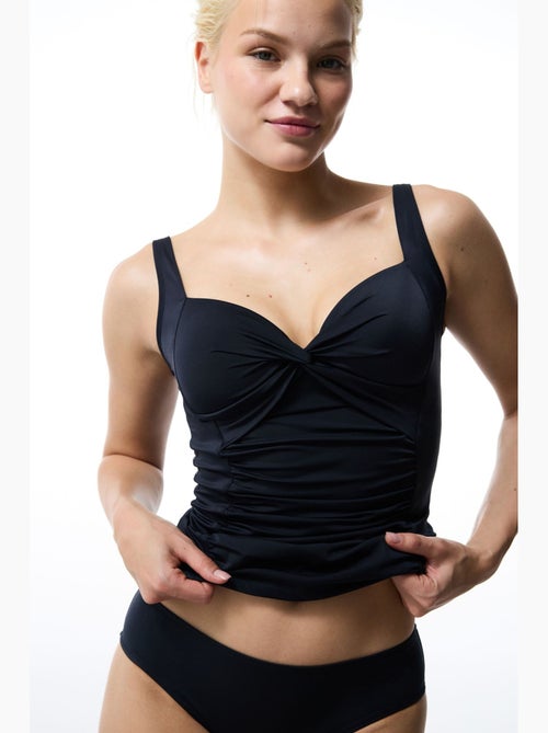 Haut de bikini shirred femme penti - Kiabi Haut de bikini shirred femme penti - Kiabi