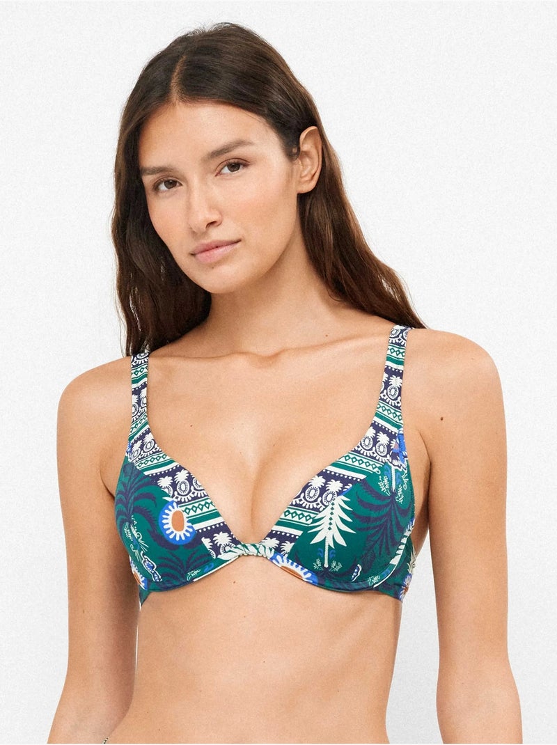 Haut de bikini taille bonnets b et c Multicolore - Kiabi