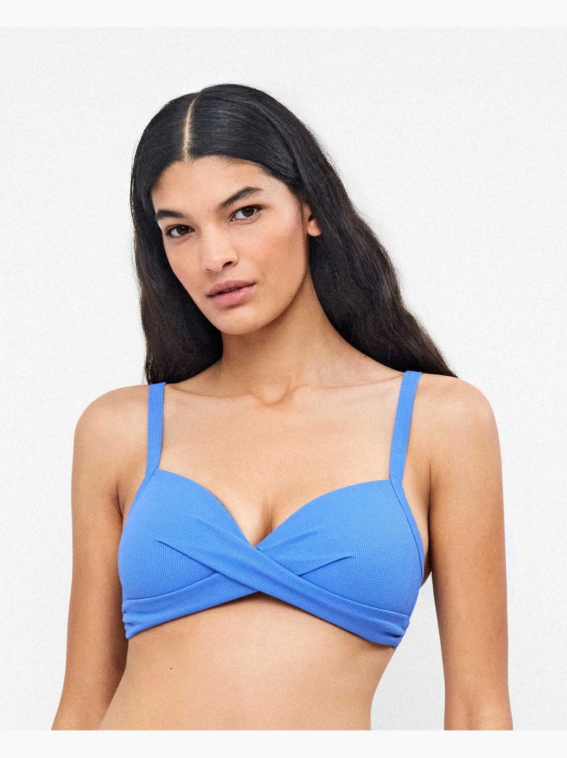 Haut de bikini tailles b, c et d Bleu - Kiabi