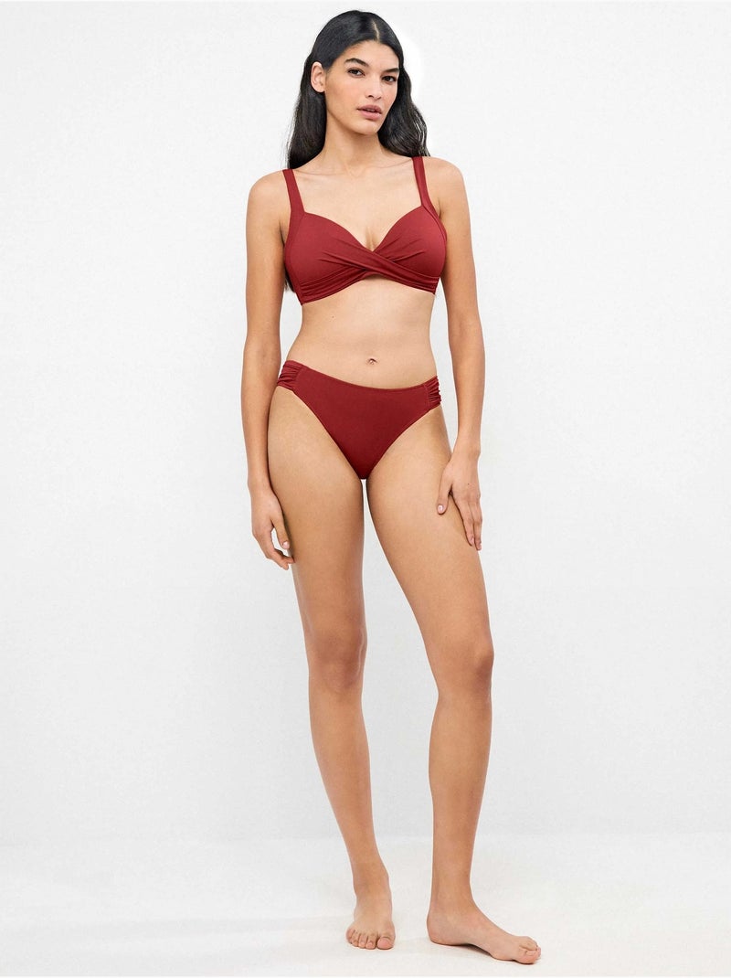 Haut de bikini tailles b, c et d Bordeaux - Kiabi