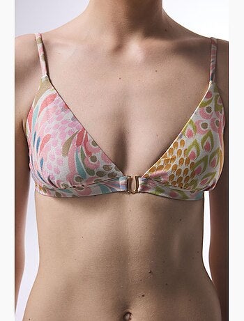 Haut de bikini triangle faro à boucle penti