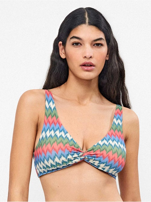 Haut de bikini triangulaire sans armature - Kiabi Haut de bikini triangulaire sans armature - Kiabi