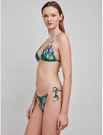 Haut de bikini triangulaire sans armature