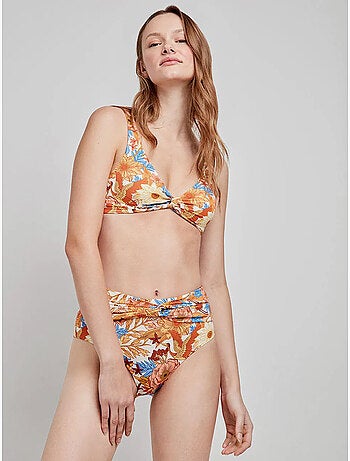 Haut de bikini triangulaire sans armature