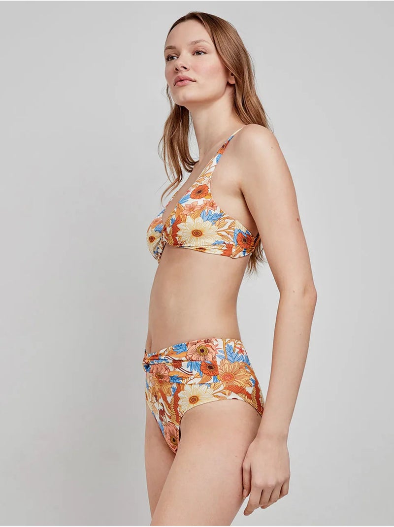 Haut de bikini triangulaire sans armature Multicolore - Kiabi