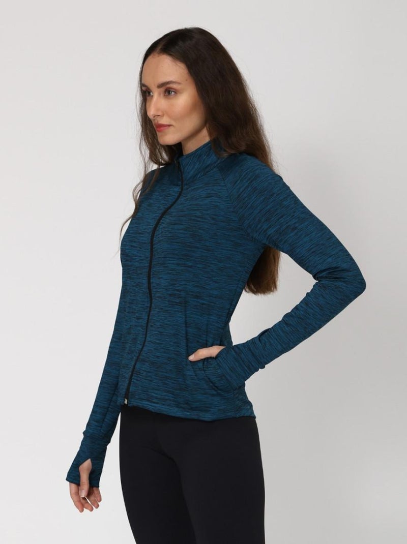 Haut de fitness Bem estar UV Line Bleu marine - Kiabi